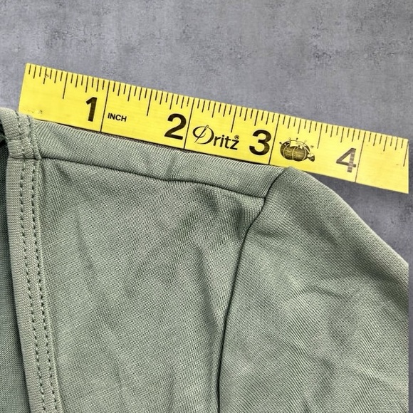 Forever 21 Womens Knit Top Sage Sz: M - Picture 7 of 8